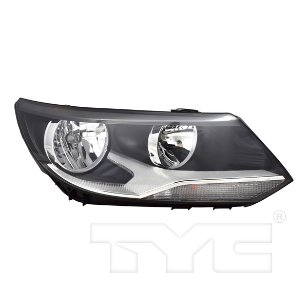 Halogen Headlight Front Lamp for 12-18 Volkswagen Tiguan Right Passenger