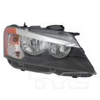 Halogen Headlight for 11-14 BMW X3 Right Passenger