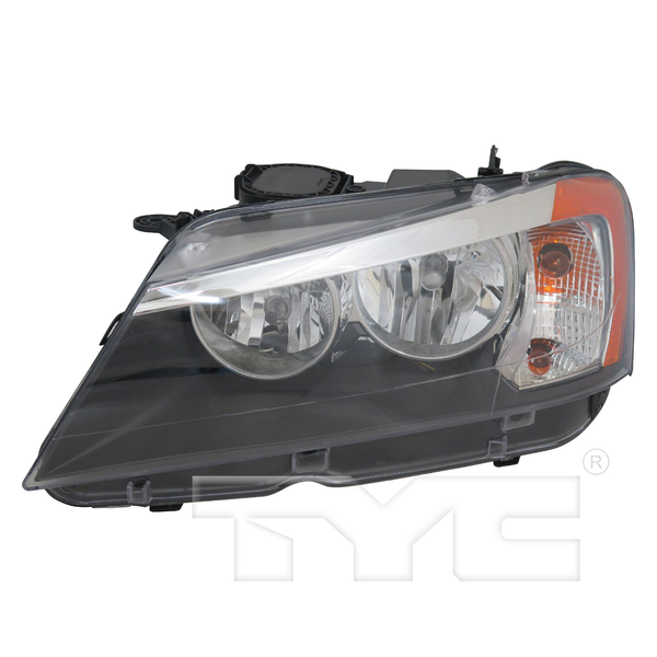 Halogen Headlight for 11-14 BMW X3 Left Driver