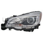 Halogen Headlight for 15-17 Subaru Outback/Legacy Non-2.5i Black Driver CAPA