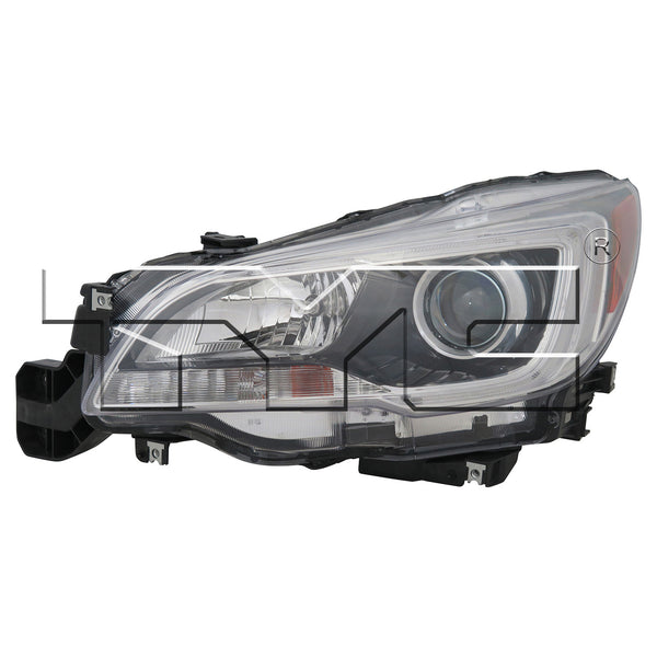 Halogen Headlight for 15-17 Subaru Outback/Legacy Non-2.5i Black Driver CAPA