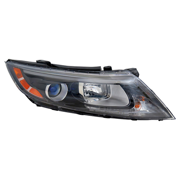 Halogen Headlight for 14-15 Kia Optima US Built w/o LED Right Passenger CAPA