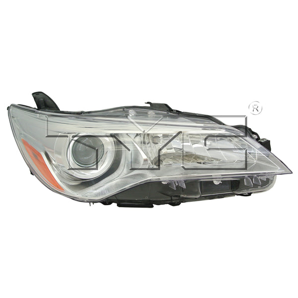 Halogen Headlight Lamp for 15-17 Toyota Camry LE/XLE Chrome Right Passenger CAPA