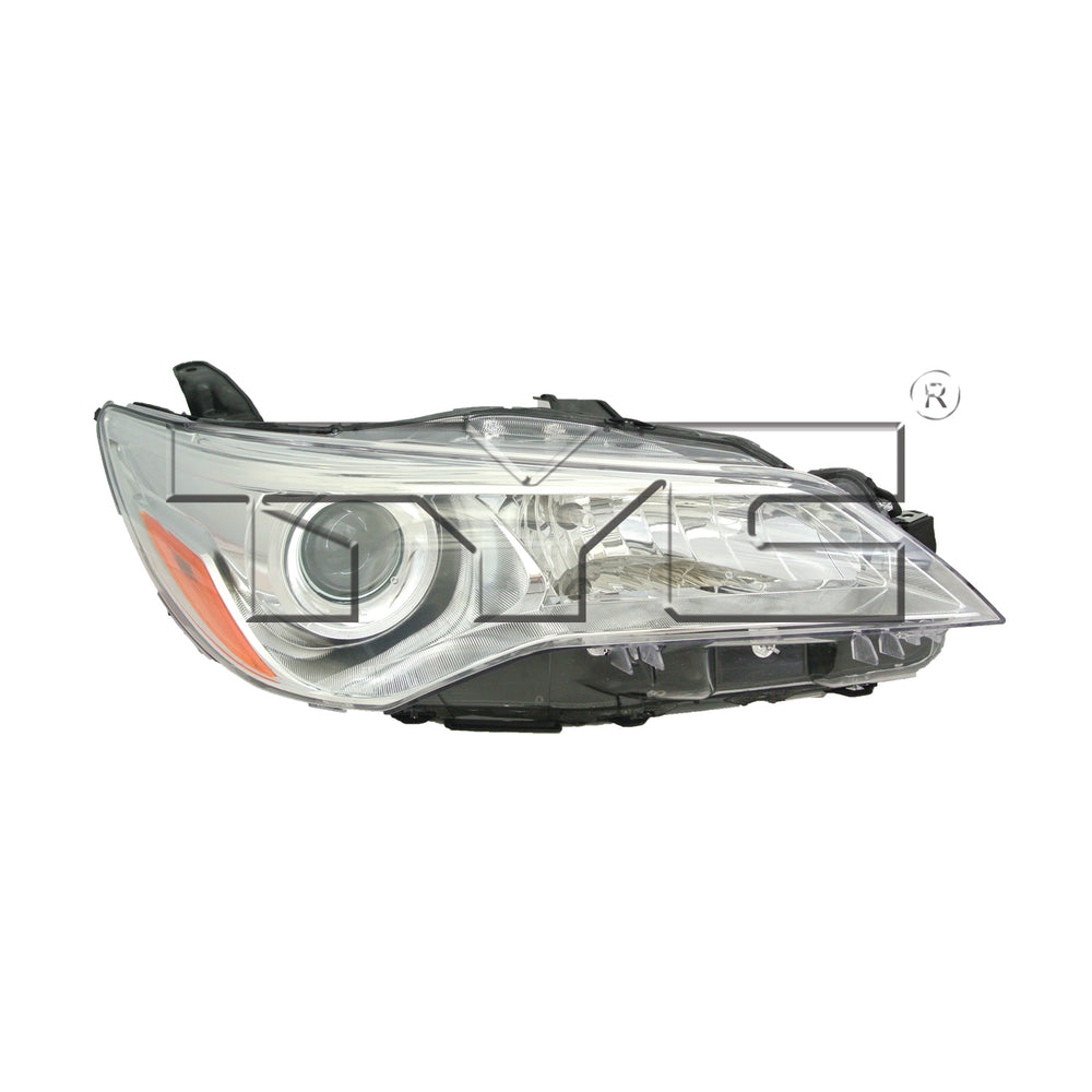 Halogen Headlight Lamp for 15-17 Toyota Camry LE/XLE Chrome Right Passenger