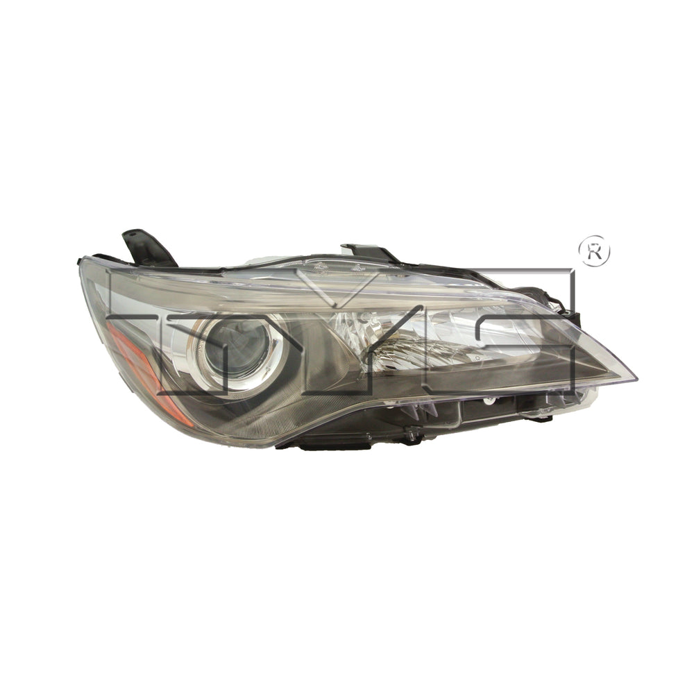 Halogen Headlight Lamp for 15-17 Toyota Camry SE/XSE Black Right Passenger