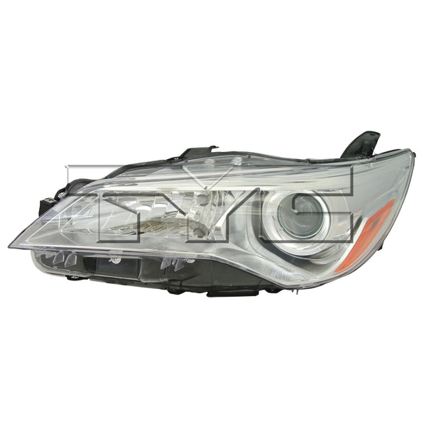 Halogen Headlight Lamp for 15-17 Toyota Camry LE/XLE Chrome Left Driver CAPA