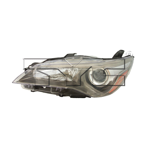 Halogen Headlight Front Lamp for 15-17 Toyota Camry SE/XSE  Black Left Driver