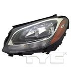 Halogen Headlight Lamp for 15-18 Mercedes C300/4MATIC Sedan Left Driver CAPA