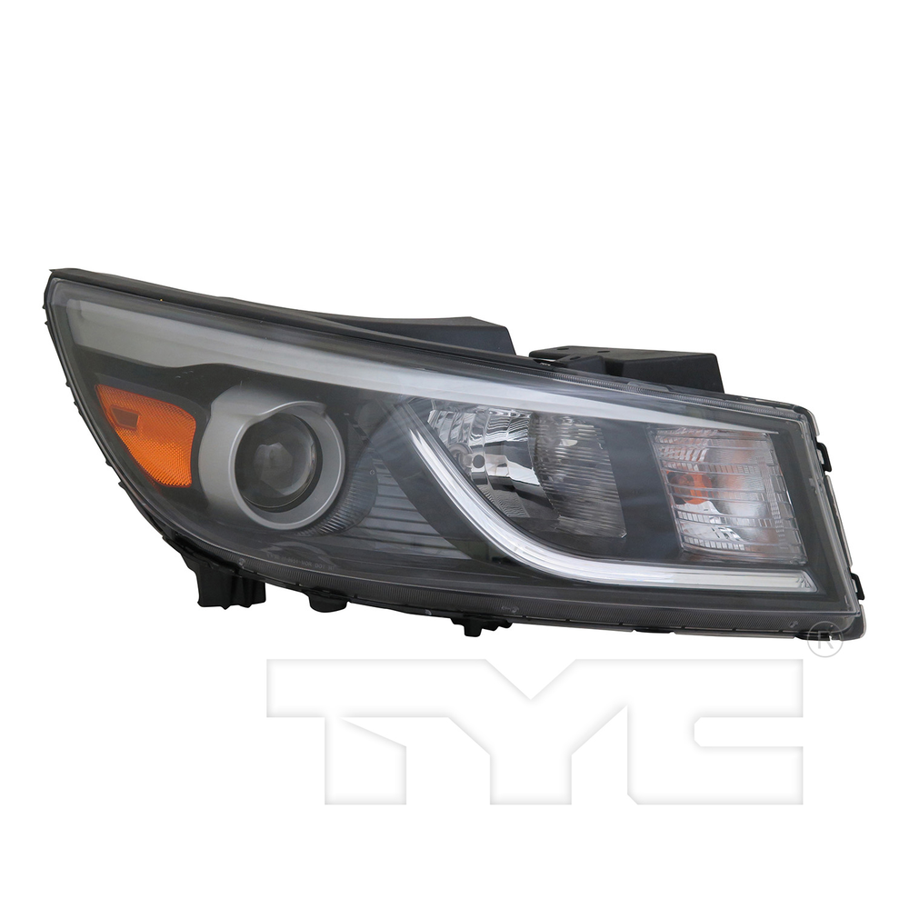 Halogen Headlight Lamp (w/o LED Position) Right Passenger for 15-18 Kia Sedona