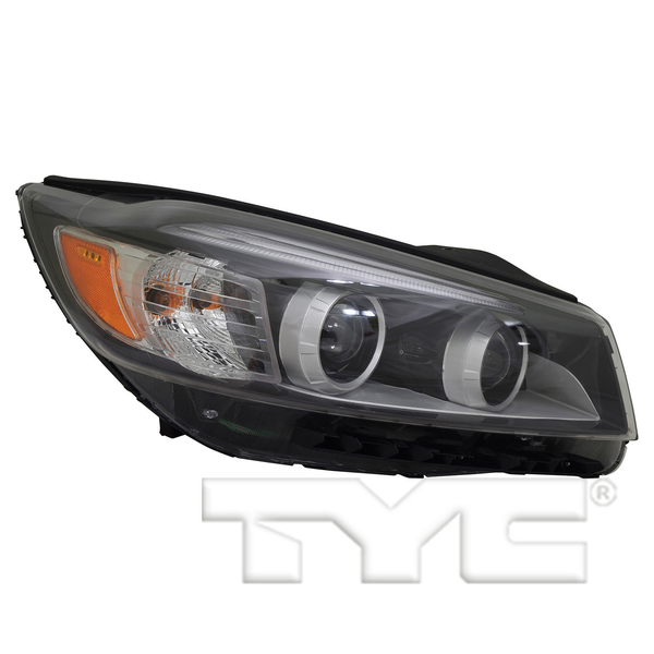 Halogen Headlight Lamp for 16-18 Kia Sorento w/Light Bar Right Passenger CAPA