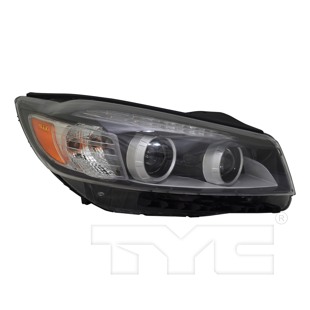 Halogen Headlight Front Lamp (w/LED DRL) Right Passenger for 16-18 Kia Sorento