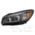Halogen Headlight Lamp for 16-18 Kia Sorento w/Light Bar Left Driver CAPA