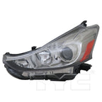 Halogen Headlight Front Lamp for 15-18 Toyota Prius-V Left Driver CAPA