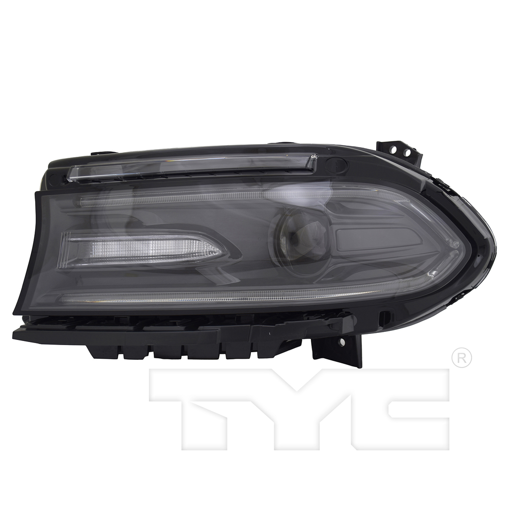 Halogen Headlight Front Lamp for 18-21 Dodge Charger (w/o Logo) Left Driver Side