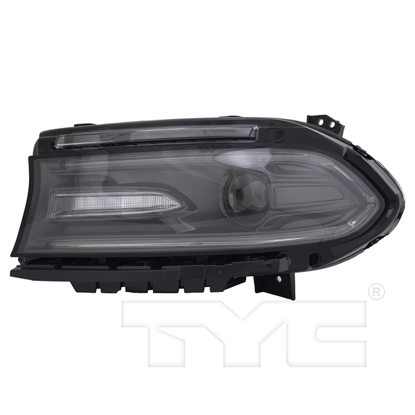 Halogen Headlight Front Lamp for 18-21 Dodge Charger (w/o Logo) Left Driver Side