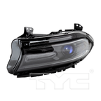 Halogen Headlight Lamp for 16-19 Dodge Charger w/LED DRL w/o Logo Left Driver