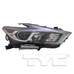 Halogen Headlight Front Lamp for 16-18 Nissan Maxima (w/o Logo) Right Passenger