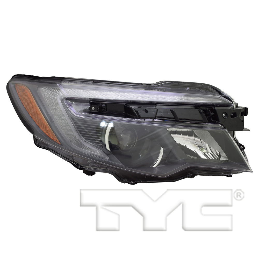 Halogen Headlight Lamp for 16-18 Honda Pilot w/LED DRL Right Passenger CAPA