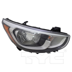 Headlight Front Lamp for 15-17 Hyundai Accent Standard Type Right Passenger CAPA