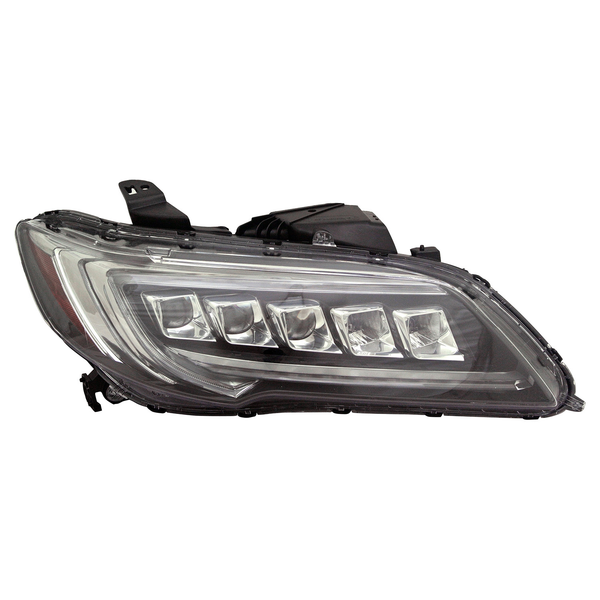LED Headlight Front Lamp Right Passenger for 16-18 Acura RDX