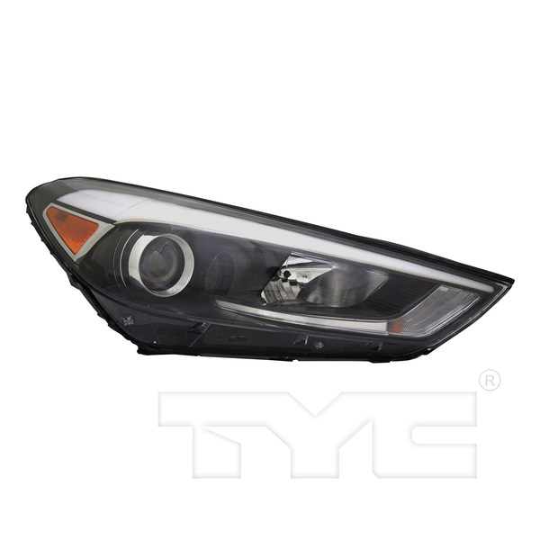 Halogen Headlight w/o LED Position for 16-18 Hyundai Tucson Right Passenger