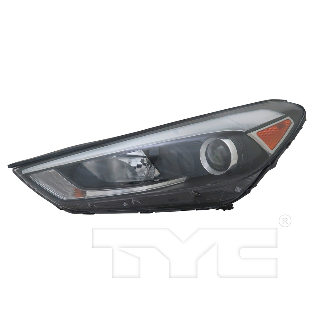 Halogen Headlight Lamp for 16-18 Hyundai Tucson w/LED Position Left CAPA