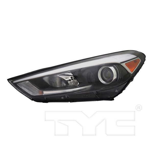 Halogen Headlight w/o LED Position for 16-18 Hyundai Tucson Left Driver