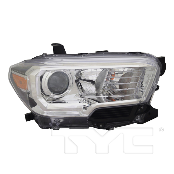 Halogen Headlight for 19-23 Toyota Tacoma (Chrome) Right Passenger Side