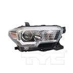 Halogen Headlight Lamp for 16-18 Toyota Tacoma & w/LED DRL Right Passenger CAPA
