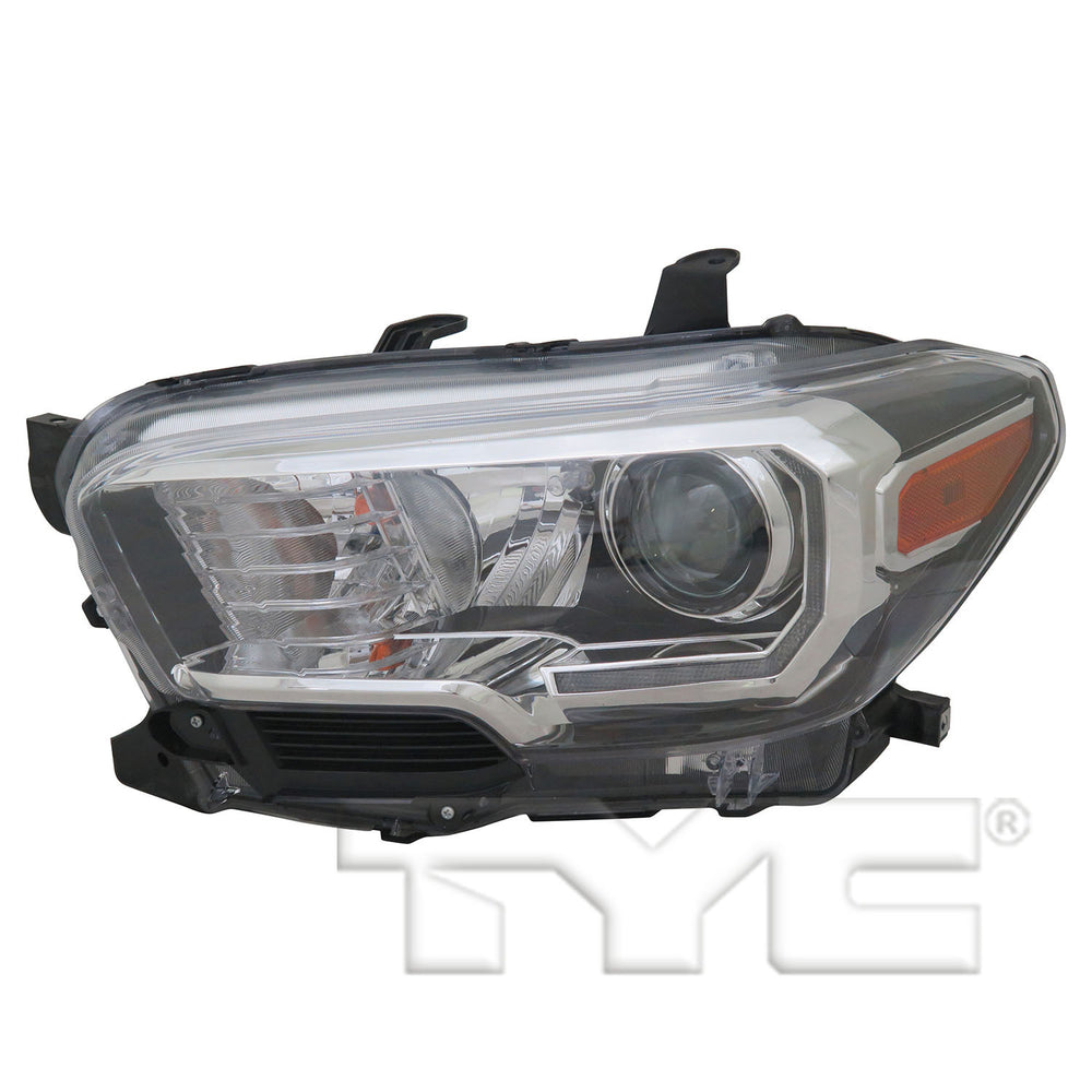 Halogen Headlight Lamp for 16-18 Toyota Tacoma & w/LED DRL Left Driver CAPA