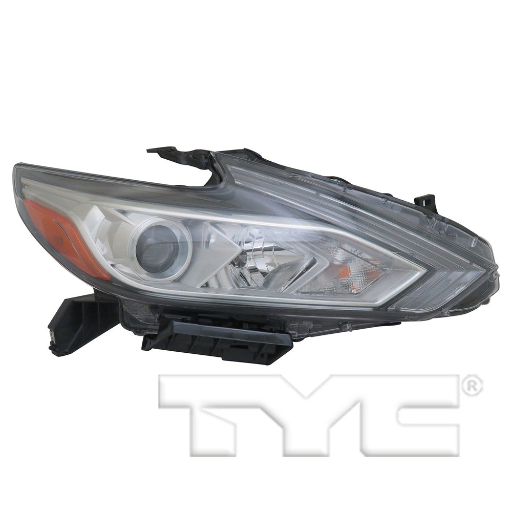 Halogen Headlight Lamp for 16-18 Nissan Altima Chrome 2.5 Non-SR Passenger CAPA