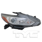 Halogen Headlight Lamp for 16-18 Nissan Altima Chrome 2.5 Non-SR Passenger CAPA