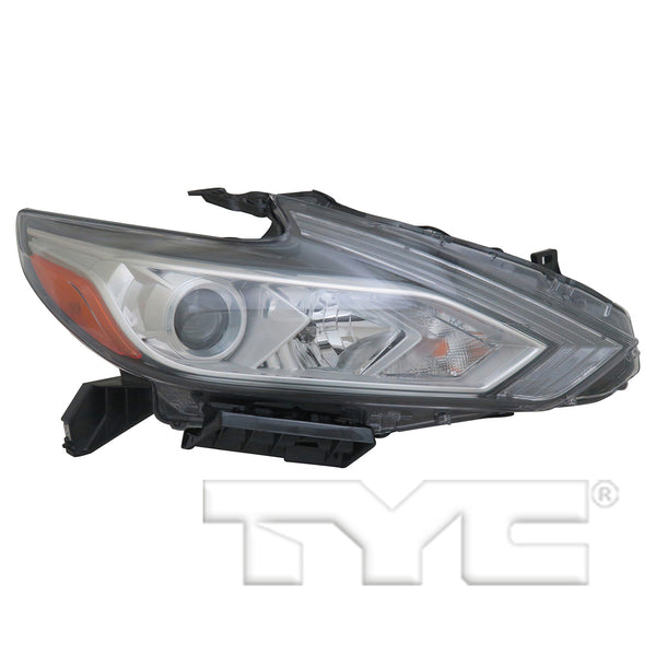 Halogen Headlight Lamp for 16-18 Nissan Altima Chrome 2.5 Non-SR Passenger CAPA