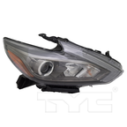 Halogen Headlight Lamp for 16-18 Nissan Altima SR Black Right Passenger CAPA
