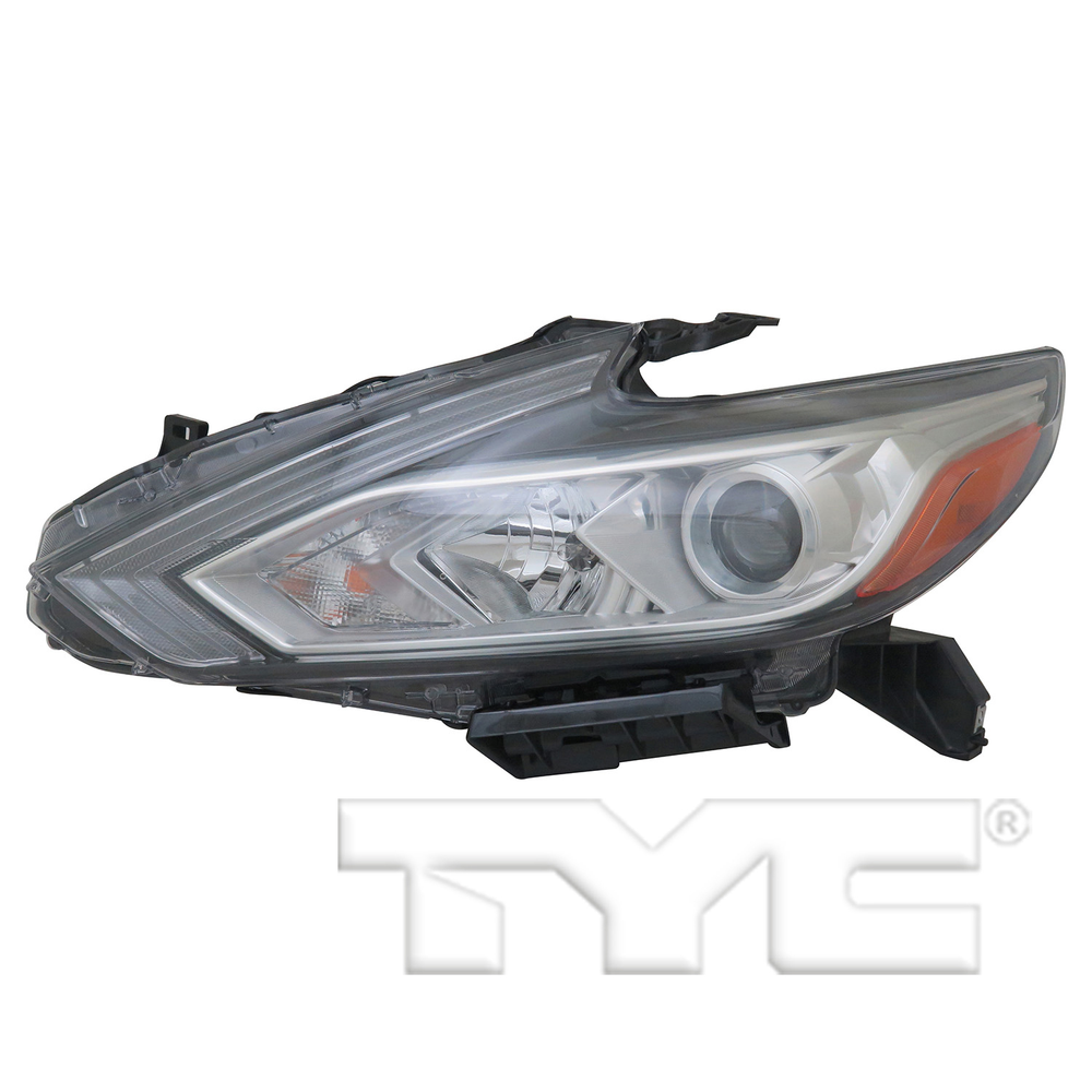 Halogen Headlight Lamp for 16-18 Nissan Altima Chrome 2.5 Non-SR Driver