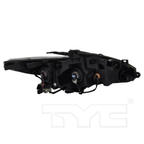 Halogen Headlight Lamp for 16-18 Nissan Altima SR Black Left Driver CAPA