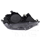 Halogen Headlight Black for 18-18 Toyota RAV4 Adventure Left Driver Side