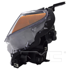 Halogen Headlight Black for 18-18 Toyota RAV4 Adventure Left Driver Side