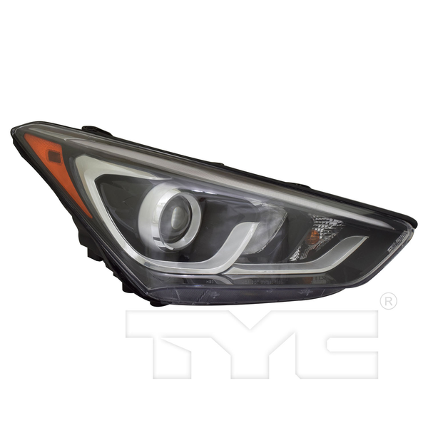 Halogen Headlight Front Lamp for 17-18 Hyundai Santa Fe Sport Right Passenger