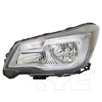 Halogen Headlight Front Lamp for 17-18 Subaru Forester Left Driver CAPA