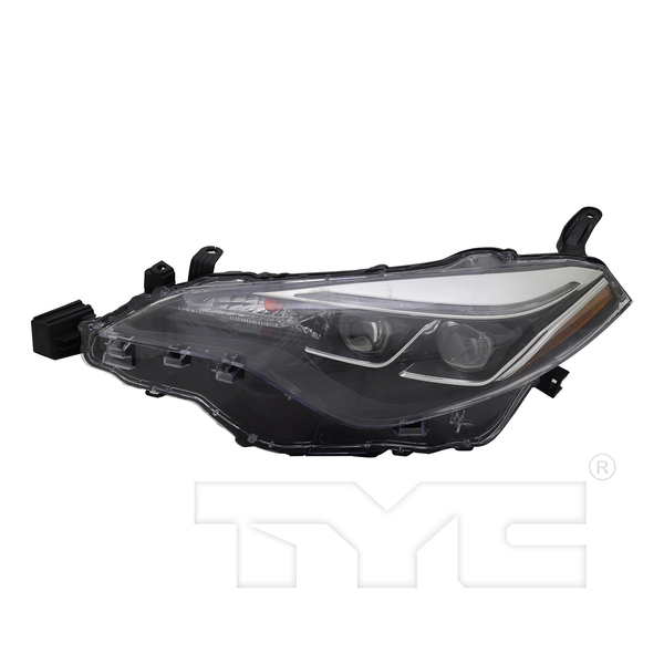 Headlight Lamp for 17-19 Toyota Corolla (XLE/XSE/SE/50th) Dual LED Left CAPA