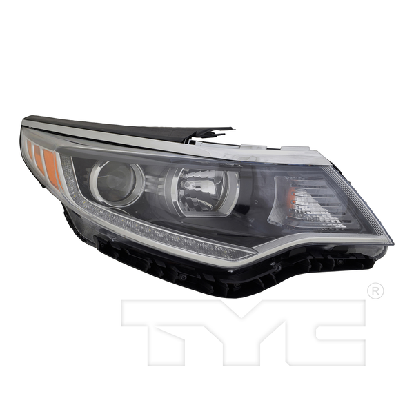 Halogen Headlight w/LED DRL for 18-18 Kia Optima (US-Built) Right Passenger