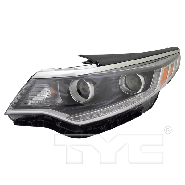 Halogen Headlight Front Lamp Left Driver for 16-17 Kia Optima