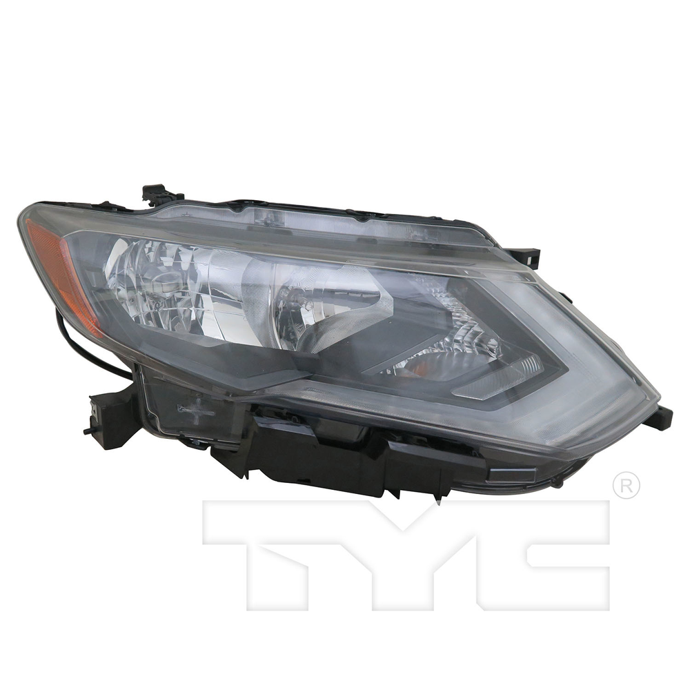 Halogen Headlight Front Lamp for 17-19 Nissan Rogue w/LED DRL Right Passenger