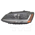 Headlight Front Lamp w/LED DRL Left Driver for 17-18 Volkswagen Jetta