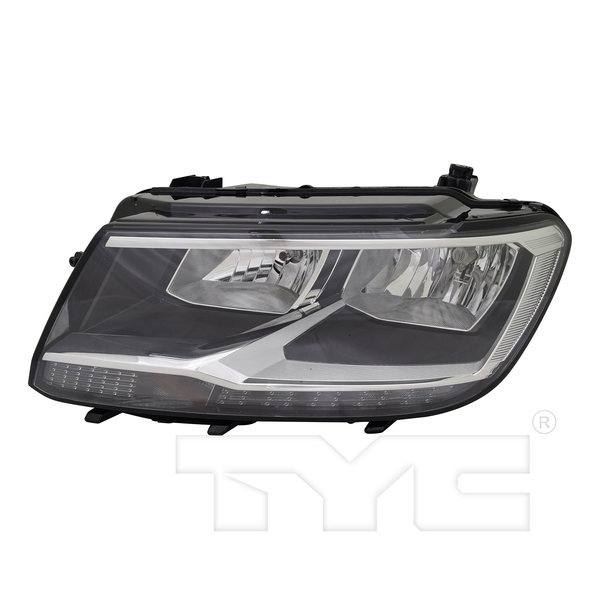 Halogen Headlight Lamp for 18-19 Volkswagen Tiguan w/LED DRL Left CAPA