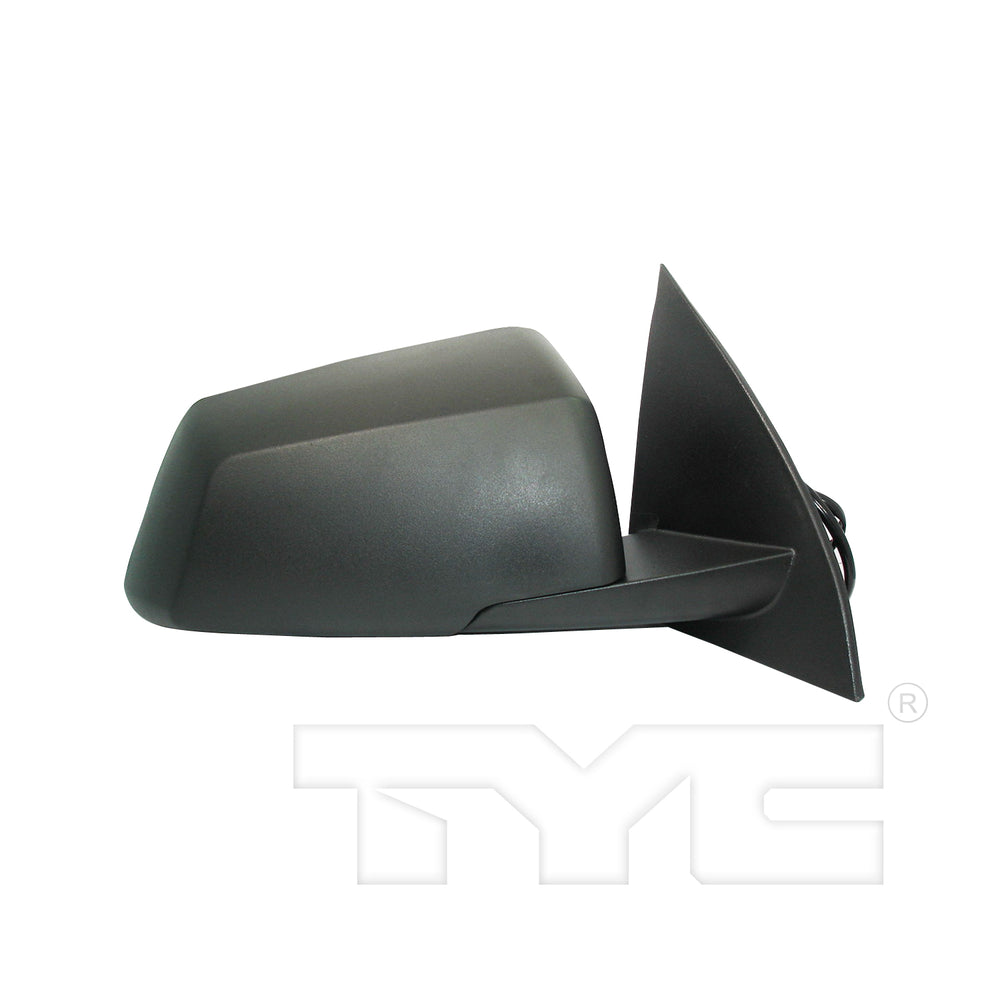 Door Mirror for 09-16 GMC Acadia Power Non-Heated Black Right Passenger  Side
