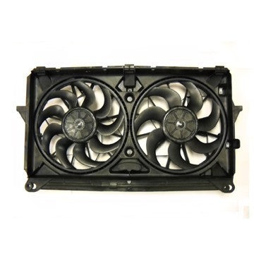 Radiator Condenser Cooling Fan Assembly for 07-13 Chevy Silverado/GMC Sierra