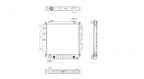 Radiator for 97-06 Jeep Wrangler 2.4/2.5/4.0L L4/V6 Automatic Single Row