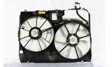 Dual Radiator & Condenser Cooling Fan Assembly for 04-05 Toyota Sienna TO3115135